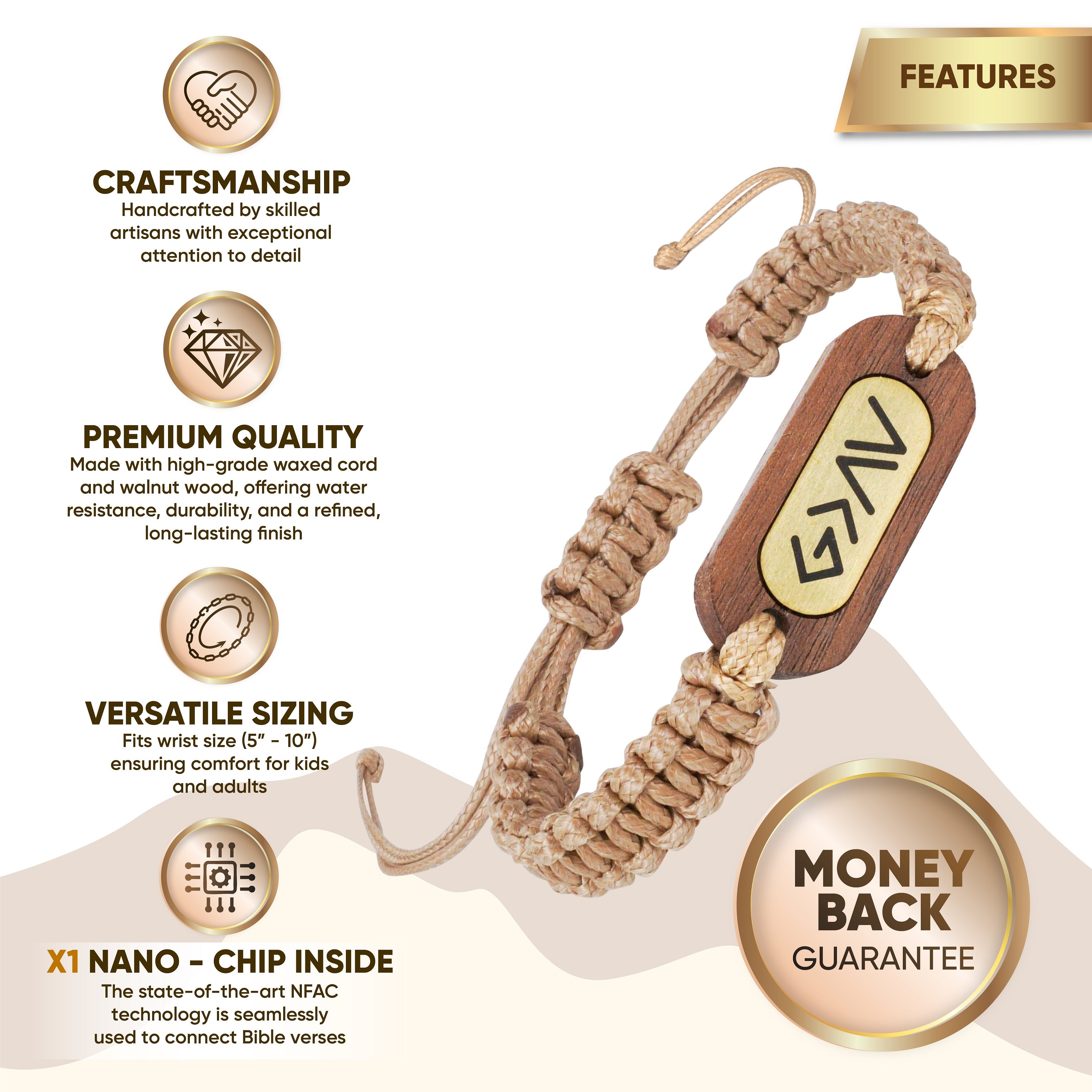 Bible Verse Bracelet: God is Greater