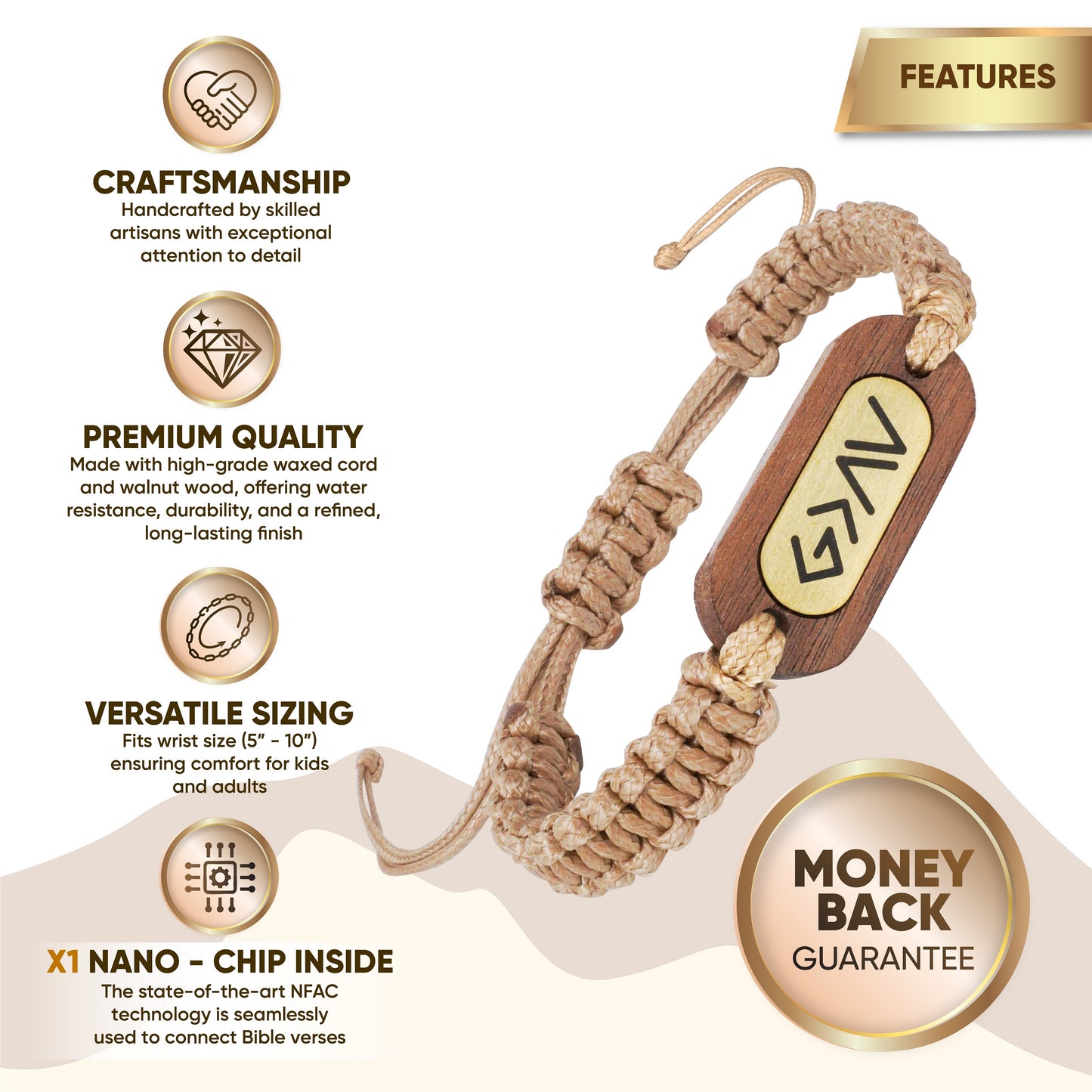 Bible Verse Bracelet: God is Greater