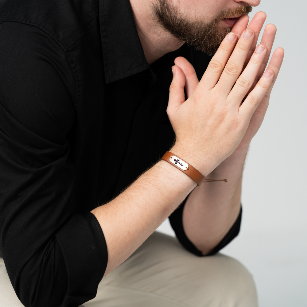 NFC Leather Bible Verse Bracelets