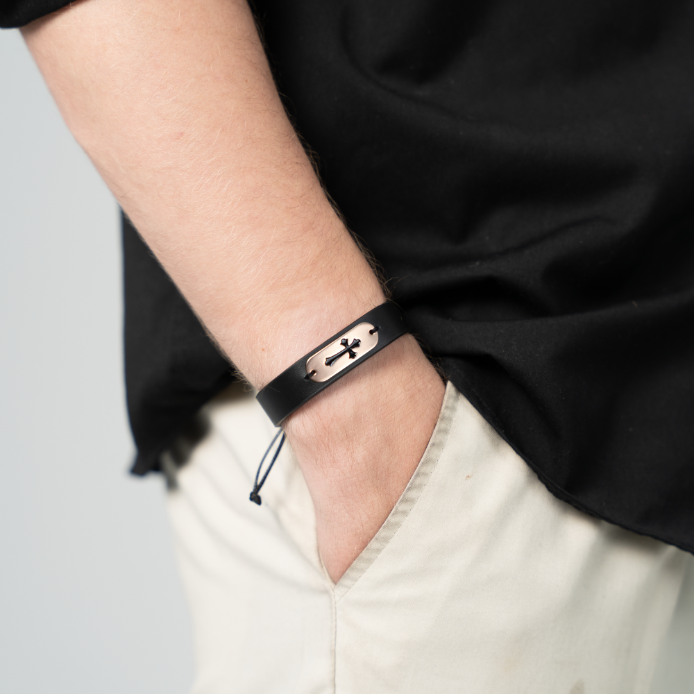 NFC Leather Bible Verse Bracelets