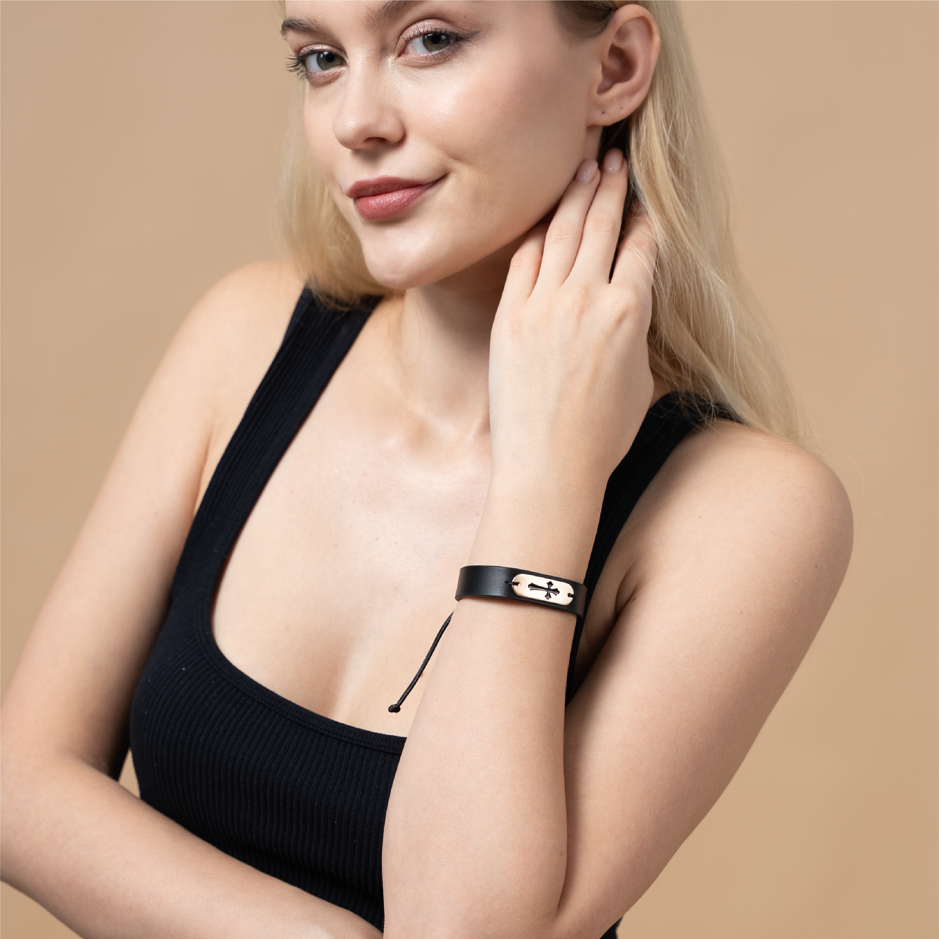 Bible Verse Bracelet: Shiny Matt Gold