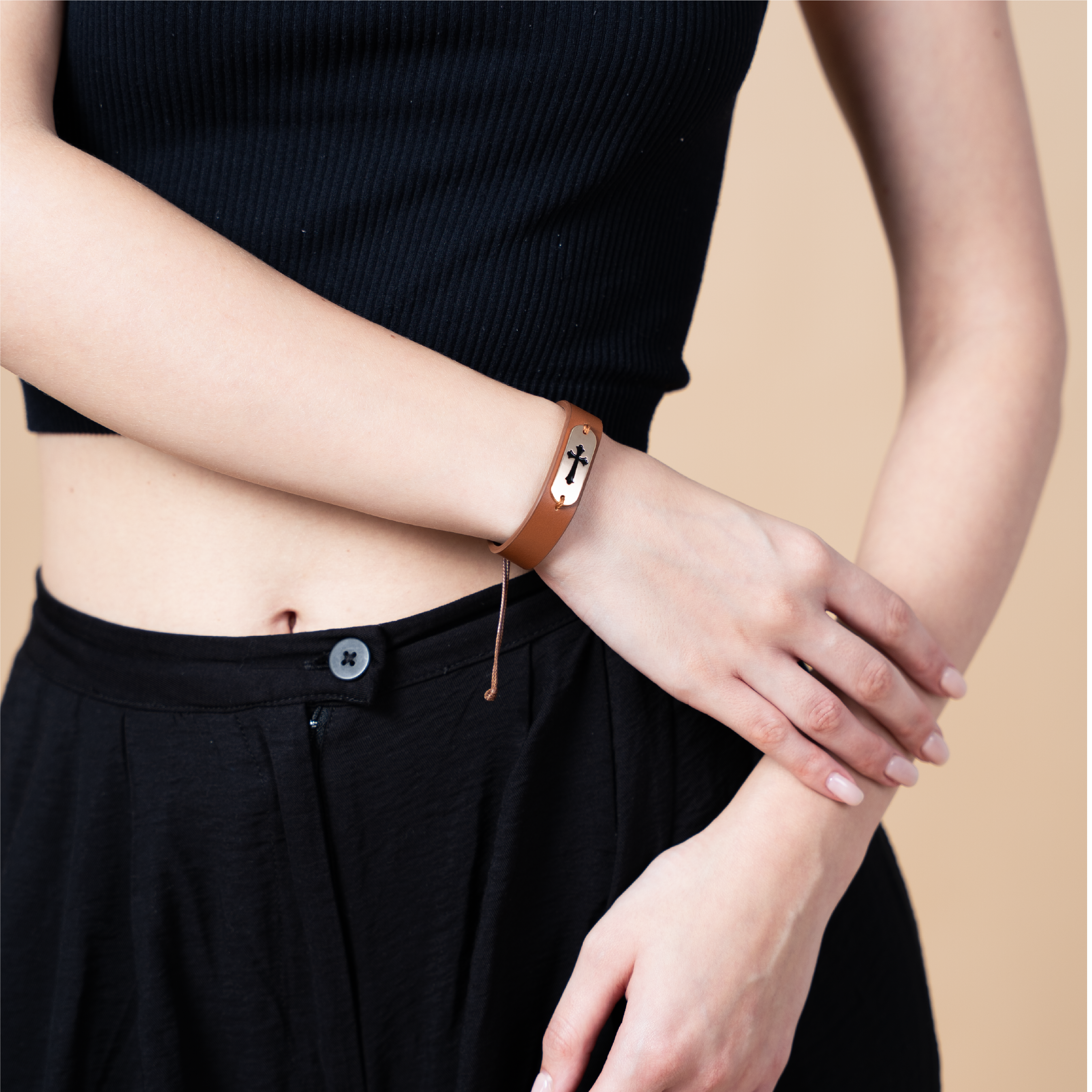 Bible Verse Bracelet: Brown