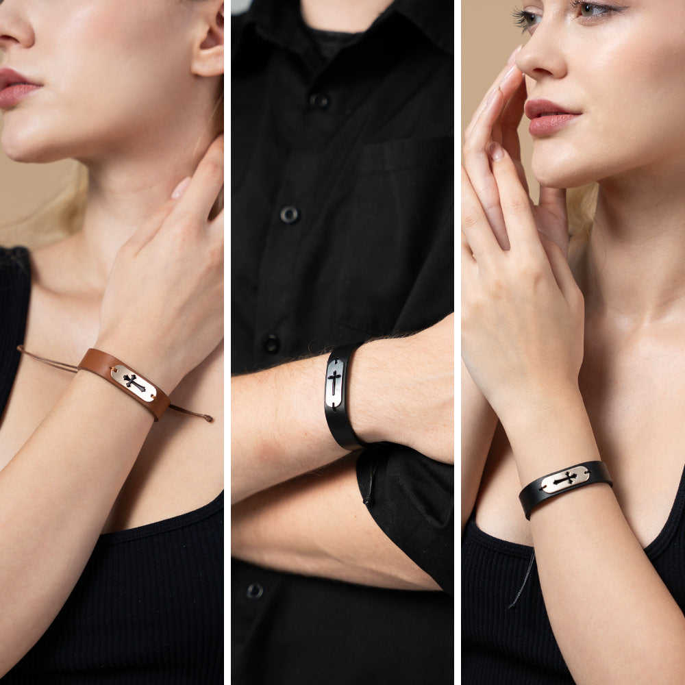 Bible Verse Bracelet: Black