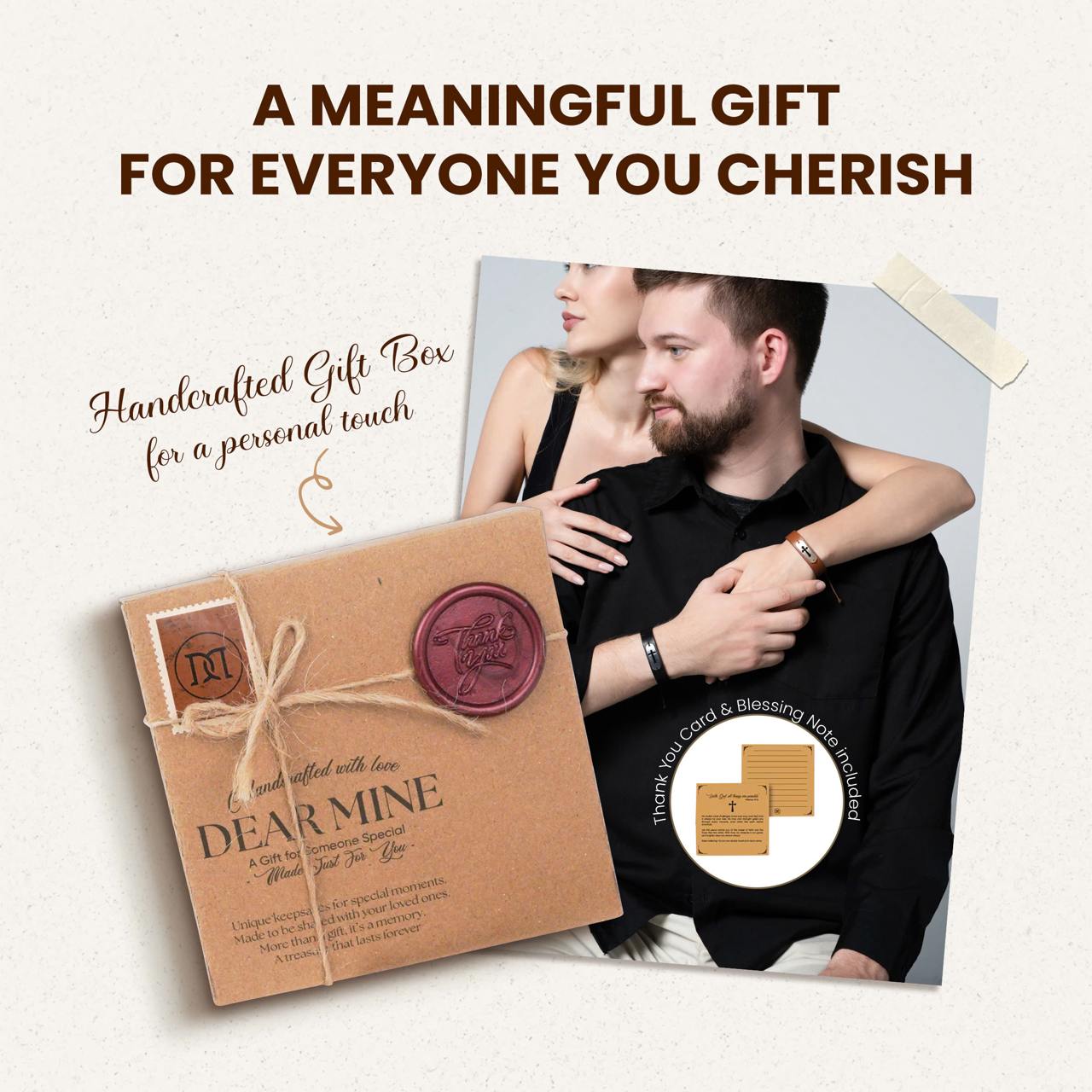 Bible Verse Bracelet: Black